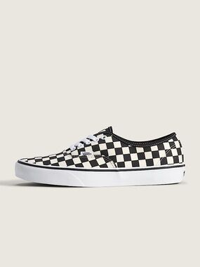 Vans Primary Checkerboard Skate Shoes Black / White Sneakers Mens 7 Women’s 8.5